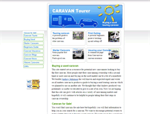 Tablet Screenshot of caravantourer.co.uk